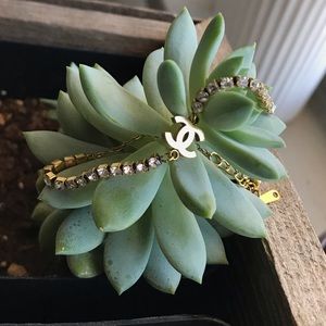 Chanel diamond/gold tennis bracelet